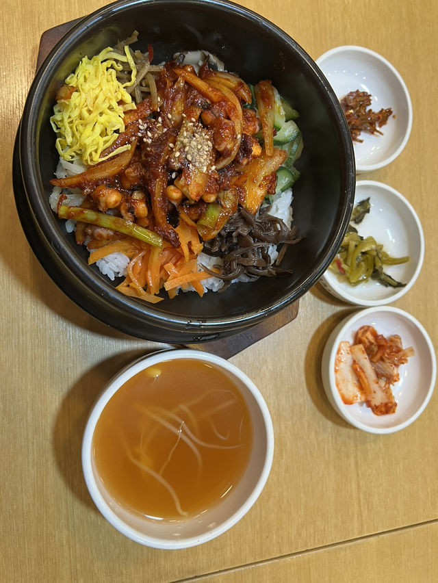 본죽에서 맛있는 식사