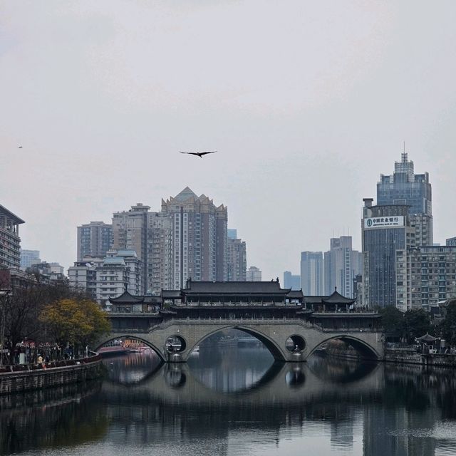 สะพานอันชุน (Anshun Bridge) เฉิงตู