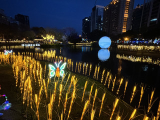 💡夢幻夜晚🎑就在竹北燈光節～🤩✨💫