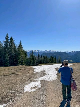 Hiking Snowy Mount Mariazell in April! A Review of the Walk Down from the Summit.