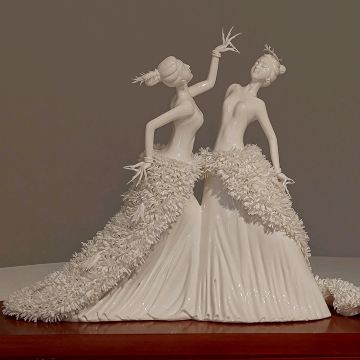 深セン関山月美術館｜超絶技巧の白磁フラワーアート彫刻展で繊細な
