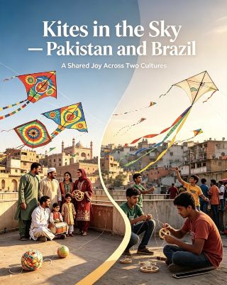 🪁 Strings That Cross Continents: Kite Culture in Pakistan & Brazil
