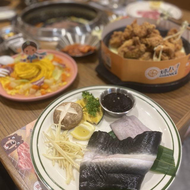 餐廳設有小朋友遊樂場 是大人的天堂 @炑八韓烤親子餐廳
