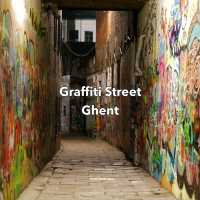 ถนนสาย graffiti จุดถ่ายรูปสุดฮิปที่ Ghent