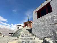 Buddhist Monastery lost high in mountains 