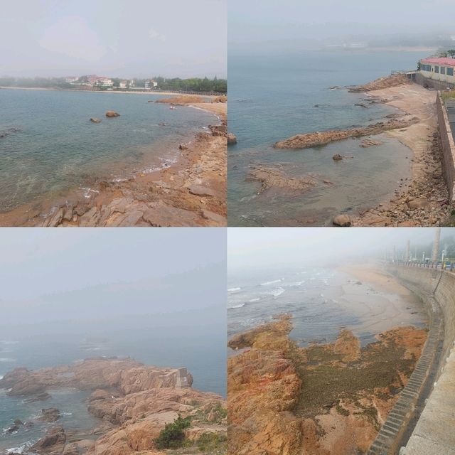 Qingdao, finally walking, relaxing on the beach
