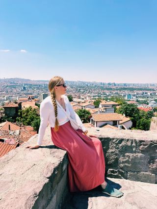 Ankara Fortress. The old city where people and cats still live.