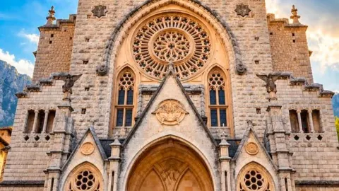 Timeless Beauty at Església de Sant Bartomeu: Sóller’s Iconic Church ⛪✨ — traveler post in Soller