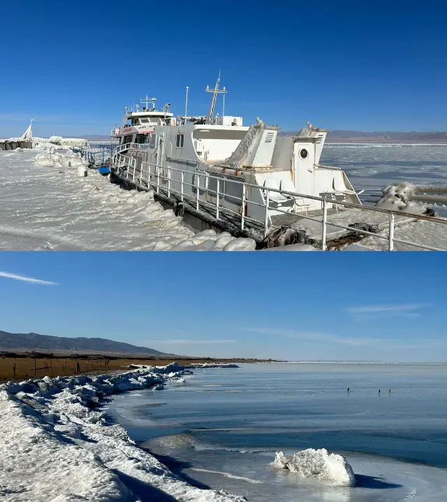 The beauty of Qinghai Lake in winter is intoxicating!