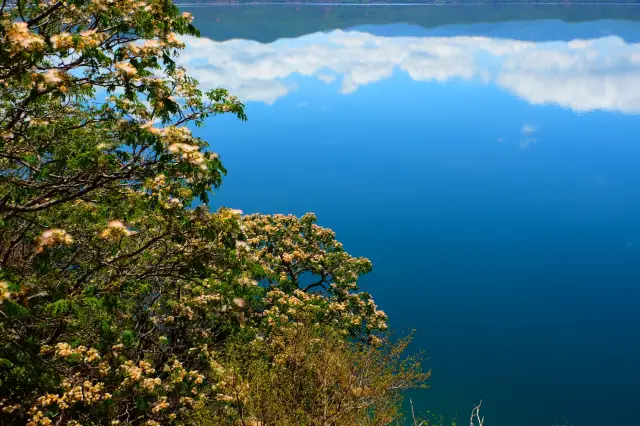 Crossing mountains and ridges to see you—Lugu Lake