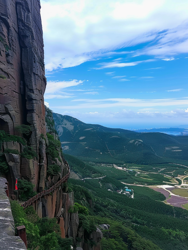 江西龜峰：丹霞地貌中的壯麗畫卷