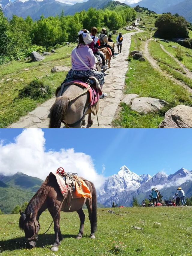 五一帶娃去川西，誰懂在雪山漂流的松弛感