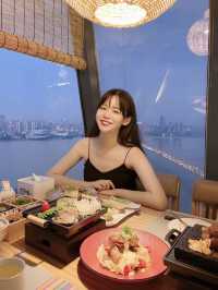 武漢這家日式餐廳江景無敵了拍照&約會。