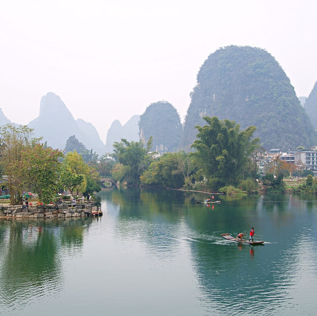 Bamboo Raft Ride in Yangshuo: Drift into Tranquility