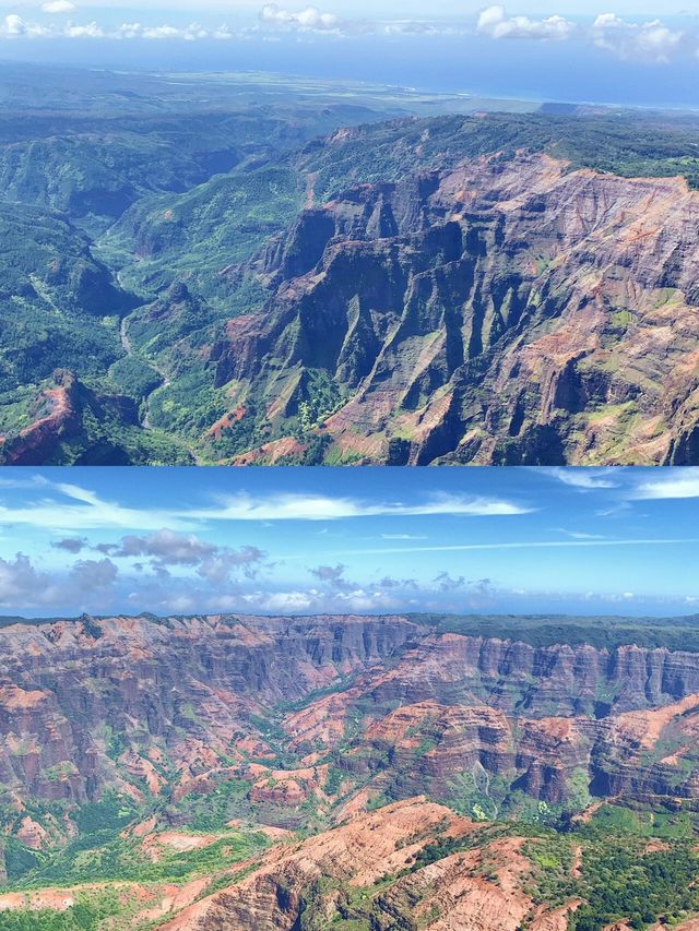 考艾島的山和海真令人流連忘返。