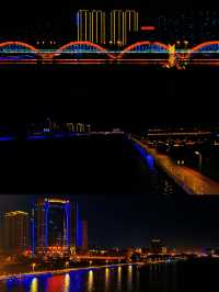 夜泊並州橋（二）——太原·迎澤大橋。