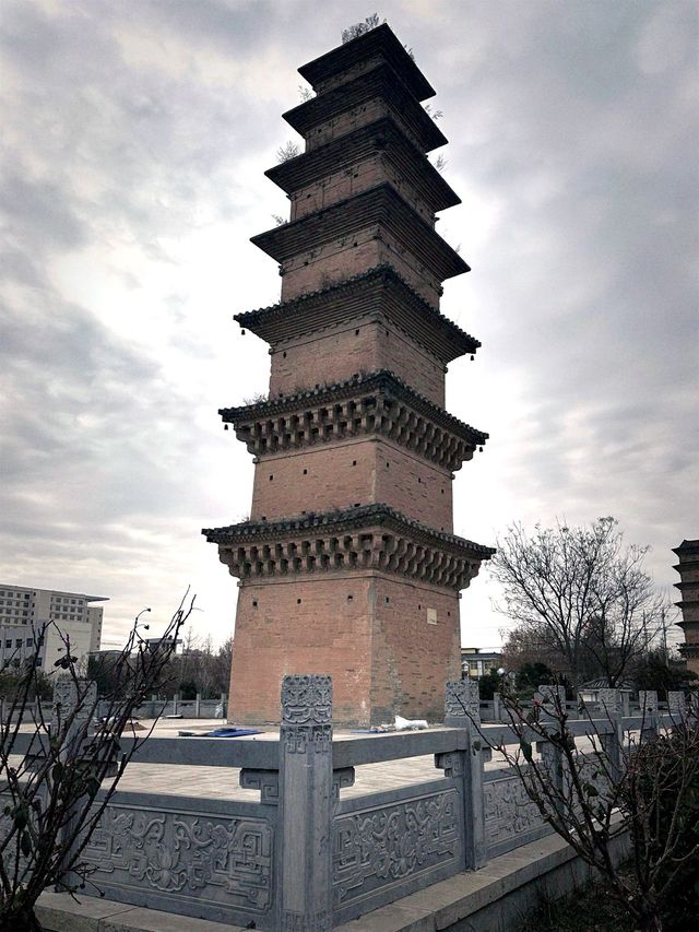 運城臨猗妙道寺雙塔|宋代名剎古塔