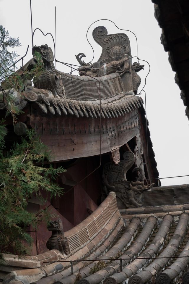 運城青龍寺|消失的儴佉王剃度圖
