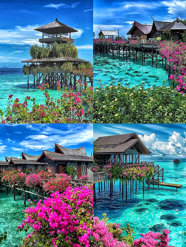 蜜月天堂浮潛的勝地卡帕菜水上度假村