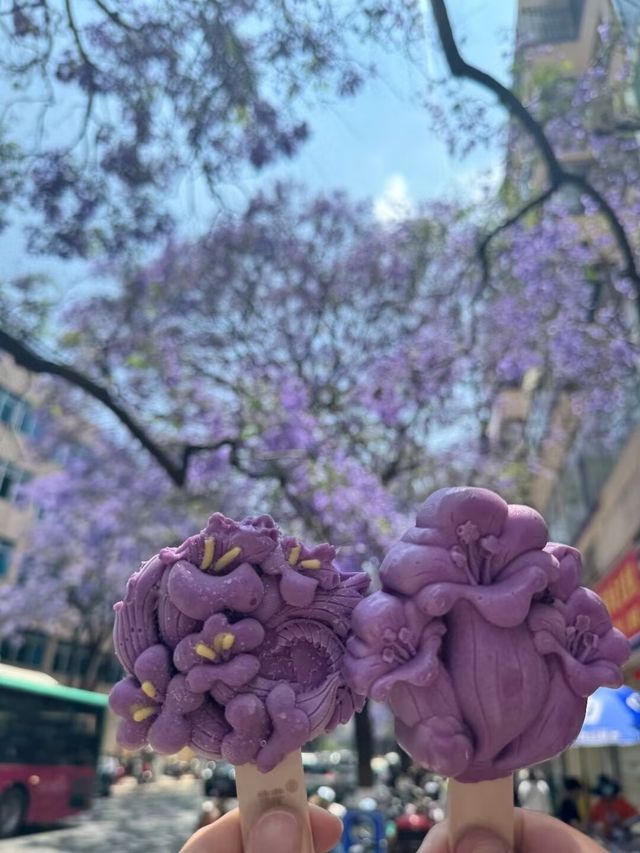 昆明教場中路藍花楹