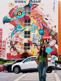 Wisma Sabah Mural  in Kinabalu Malaysia is Magical✨🥰