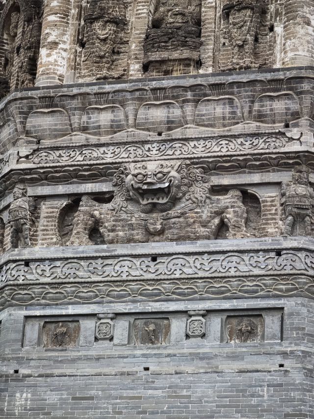錦州｜義縣，安泰門遺址＆廣勝寺塔。