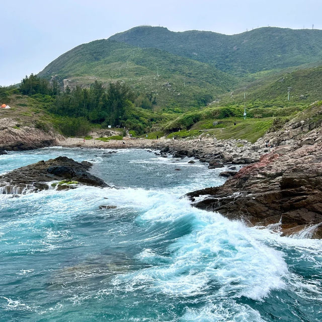 香港東龍洲，陰天也藏不住的美！🌊