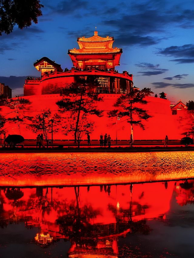 河北邯鄲•叢台公園•夜景超美的地方