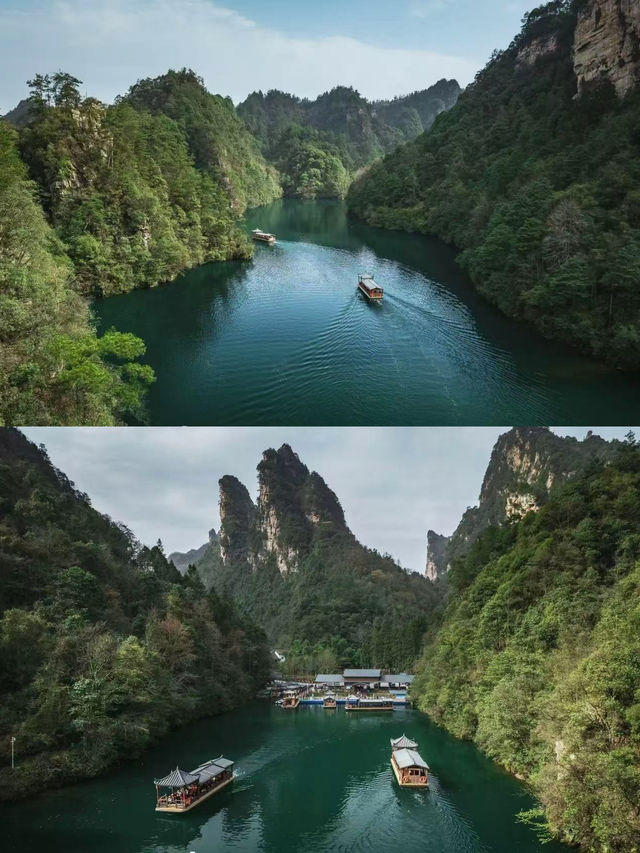 張家界的「人間瑤池」，每一幀都是山水畫