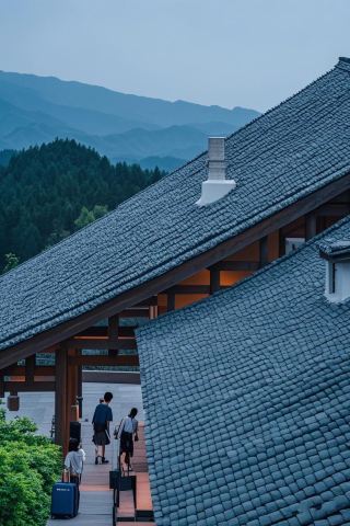 Just 1.5 hours by high-speed rail from Xi'an, a tea mountain homestay! So delightful!