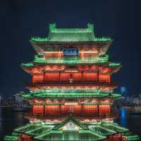 夜遊滕王閣攻略🌉登樓後真的太美了！！