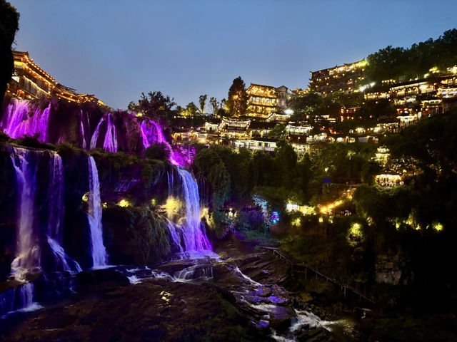 Majestic Furong Grand Waterfall in Hunan