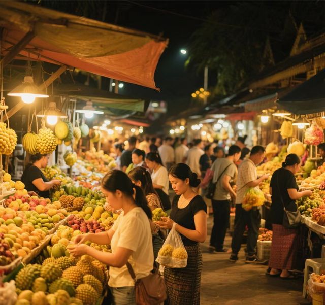 西雙版納曼閣水果市場真實掃貨攻略