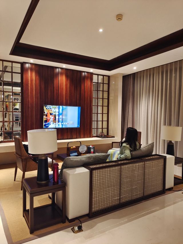 新中式審美的度假酒店！住著就是安逸！