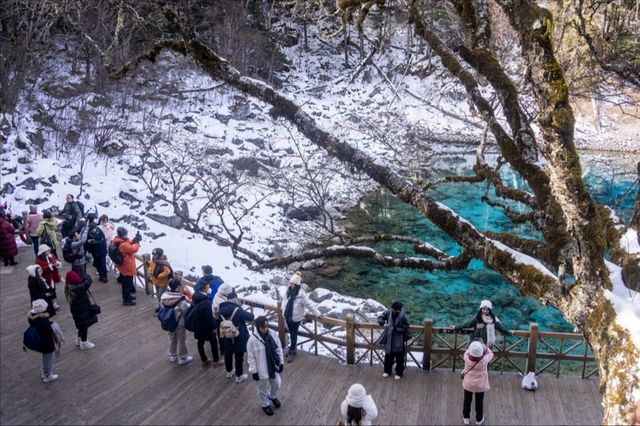 九寨溝冬日必打卡遇見冰雪童話世界