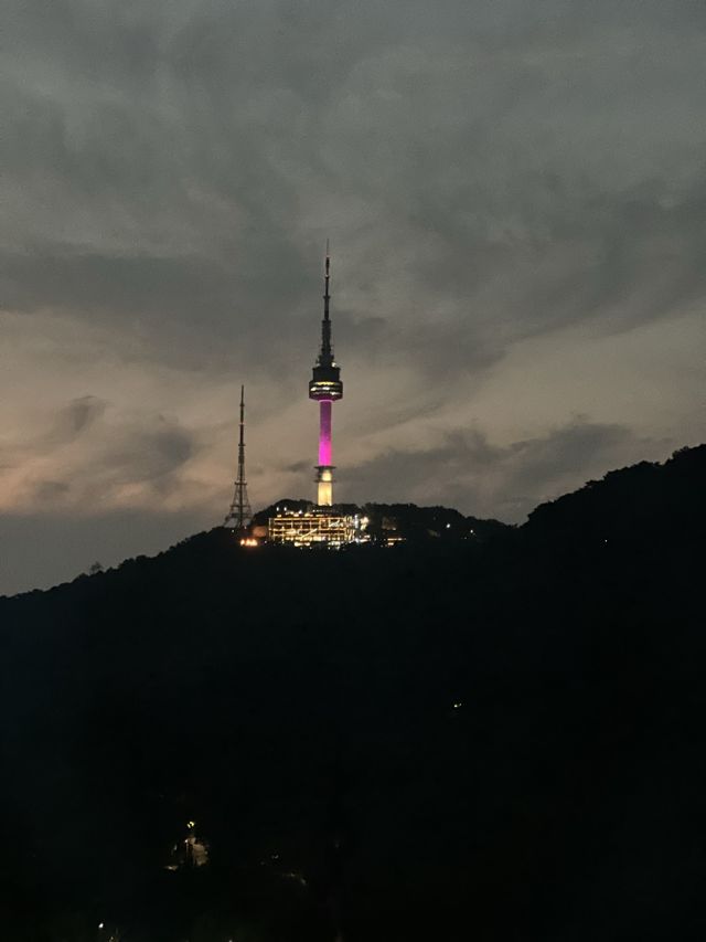 남산타워 1열 직관은 여기가 답,,❤️