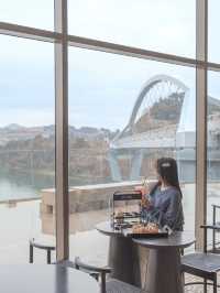 여수 백야대교가 보이는 오션뷰 카페 마애💙