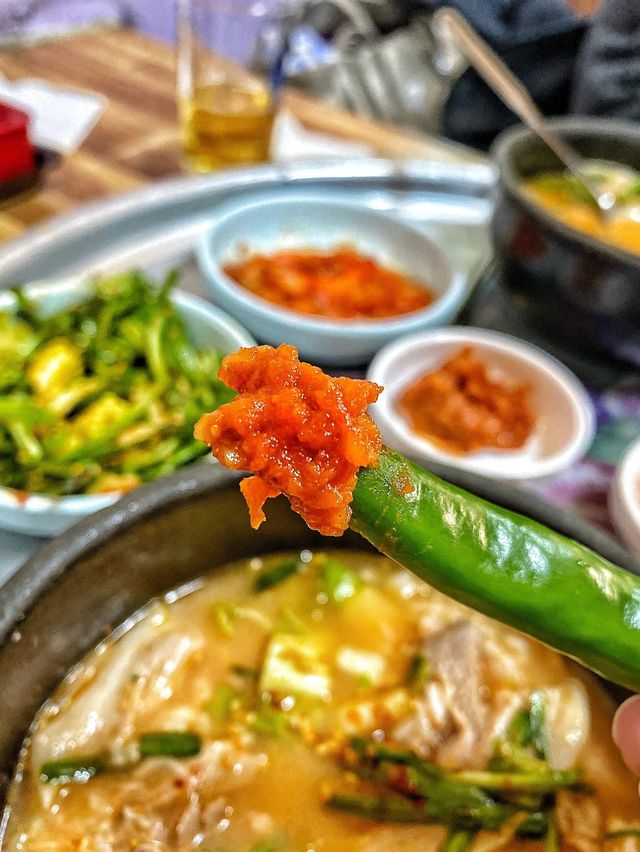 【韓国旅行】釜山と言えば”デジクッパ🐷”‼️人気観光地『影島』の地元人気店‼️