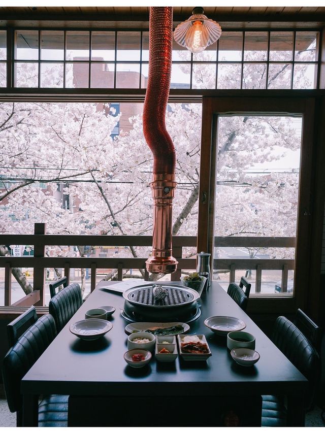 벚꽃뷰 대구 고기맛집 강씨목삼🌸👍