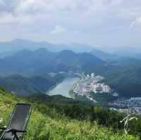 Paragliding Danyang city, South Korea