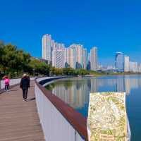 韓国水原市光教・湖公園で絶品パン