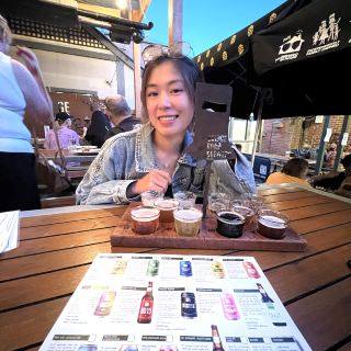 Melbourne Brewery First Experience Average Price $2.80 a Cup $28 to Try 10 Cups