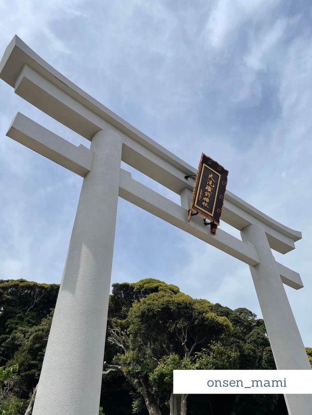【茨城 大洗】見たら金運アップするかも！？海に浮かぶ鳥居⛩️