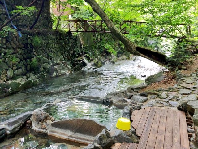 【群馬県 四万温泉】中生館〜川と露天風呂〜