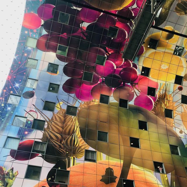 荷蘭🇳🇱鹿特丹 Rotterdam·知名特色設計建築🎨🌈 Markthal