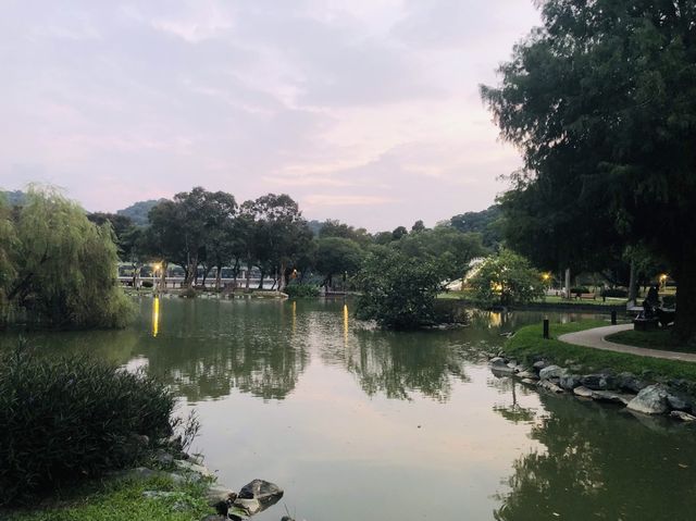 台北｜🌳🌅 Dahu Park 大湖公園