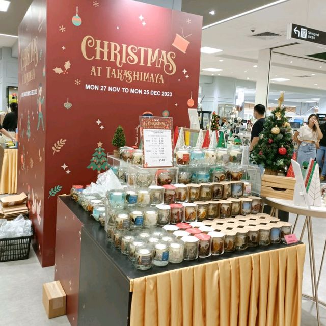 Christmas 🎁 shopping at Takashimaya 