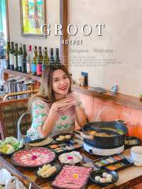 ร้านชาบูในฟาร์มผักออร์แกนิค