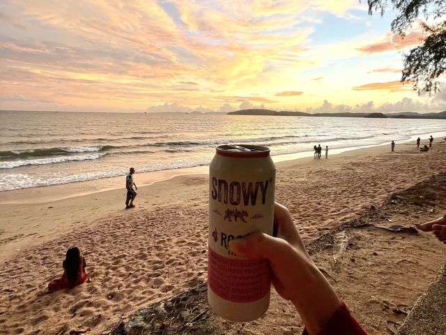 Catching sunset @Aonang Beach, Krabi