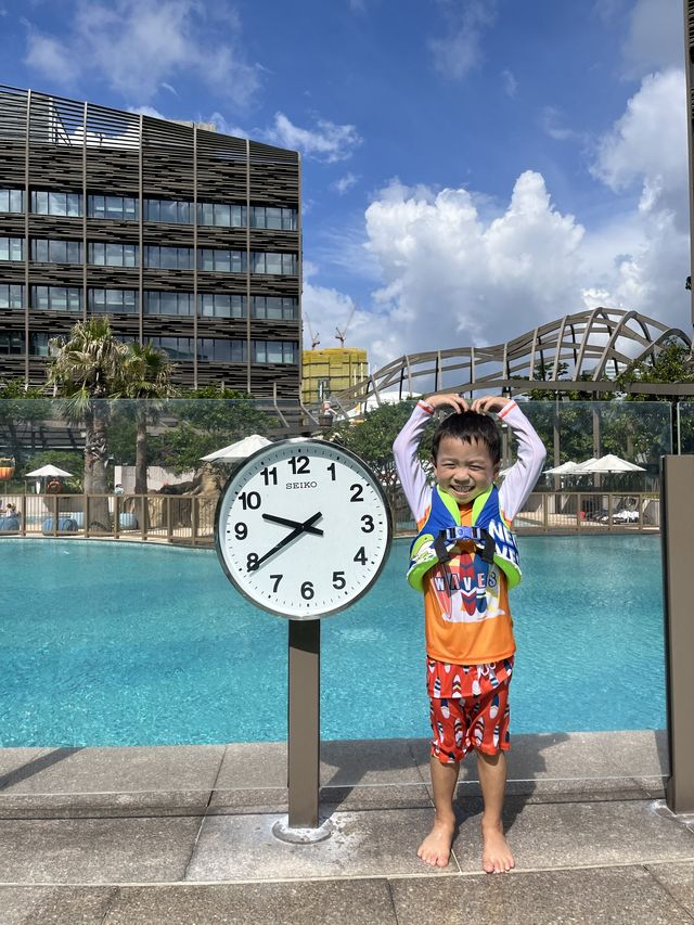 11點已經提早check in！小朋友玩到唔想走😆😆
